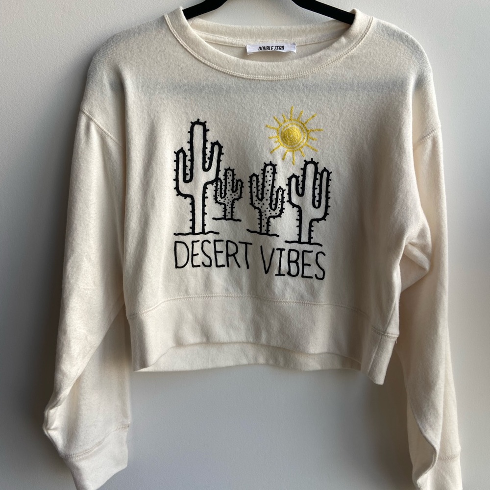 Desert vibes cropped sweater